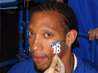 横浜ベイスターズ秋祭り2005「フェイスペインティングDAY」の様子