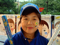 横浜ベイスターズ秋祭り2005「フェイスペインティングDAY」の様子