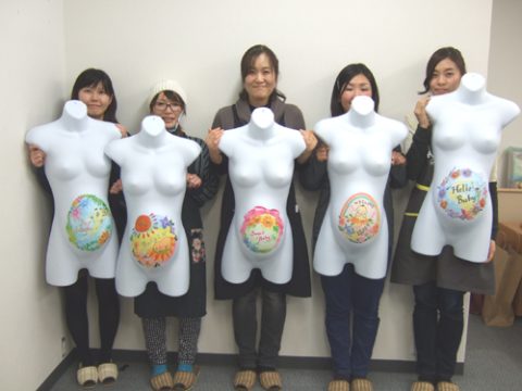 マタニティペイント（資格）認定講座・　【大阪会場】　開催報告の画像