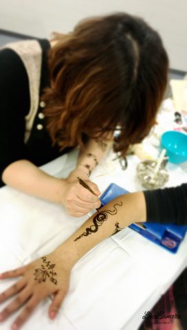 メヘンディ・へナアートセミナー東京の画像