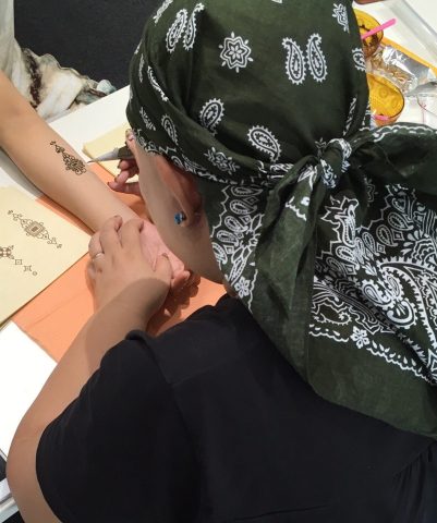 メヘンディ・ヘナアート認定講座の画像