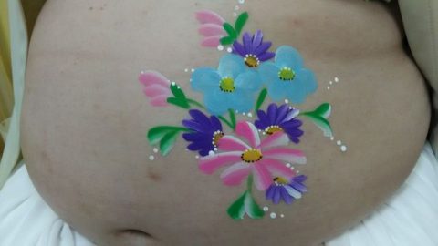スタジオアリス　マタニティペイントの画像