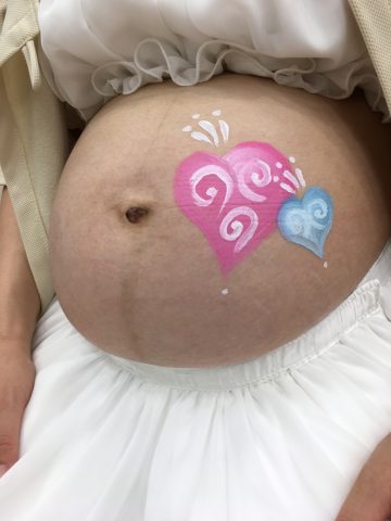 スタジオアリス　マタニティペイントの画像