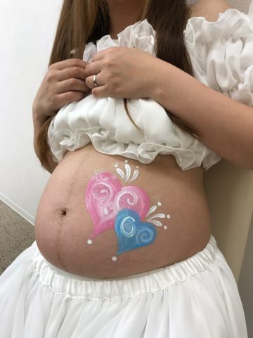 スタジオアリス　マタニティペイントの画像