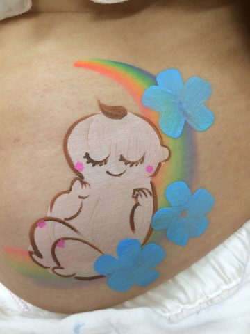 スタジオアリス　マタニティペイントの画像