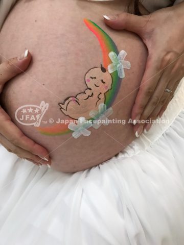 スタジオアリス　マタニティペイントの画像