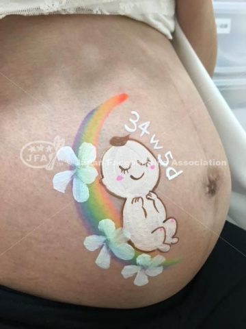 スタジオアリス　マタニティペイントの画像