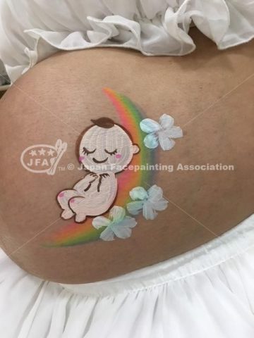 スタジオアリス　マタニティペイントの画像
