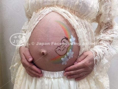 スタジオアリス　マタニティペイントの画像