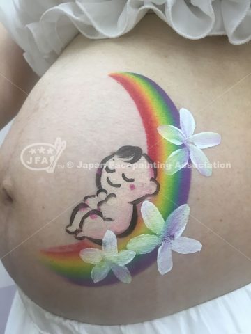 スタジオアリス　マタニティペイントの画像