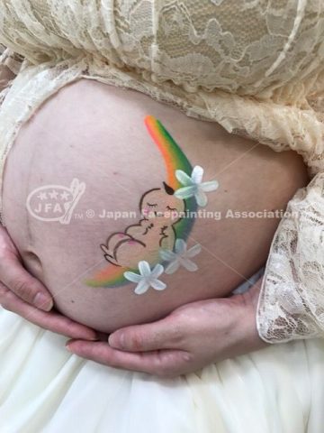 スタジオアリス　マタニティペイントの画像
