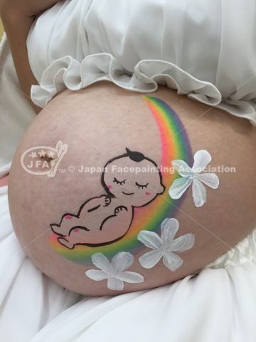 スタジオアリス　マタニティペイントの画像