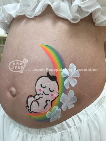 スタジオアリス　マタニティペイントの画像