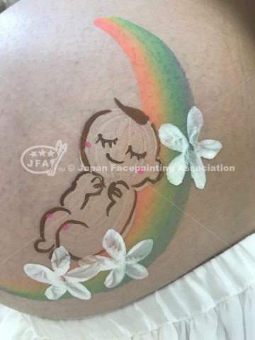 スタジオアリス　マタニティペイントの画像
