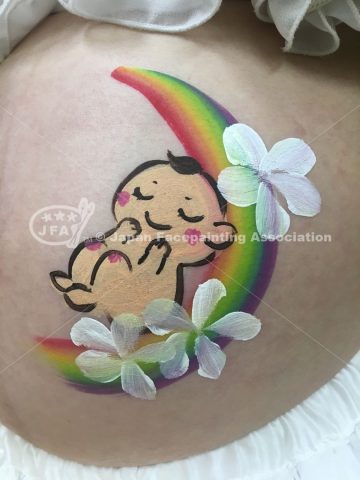 スタジオアリス　マタニティペイントの画像