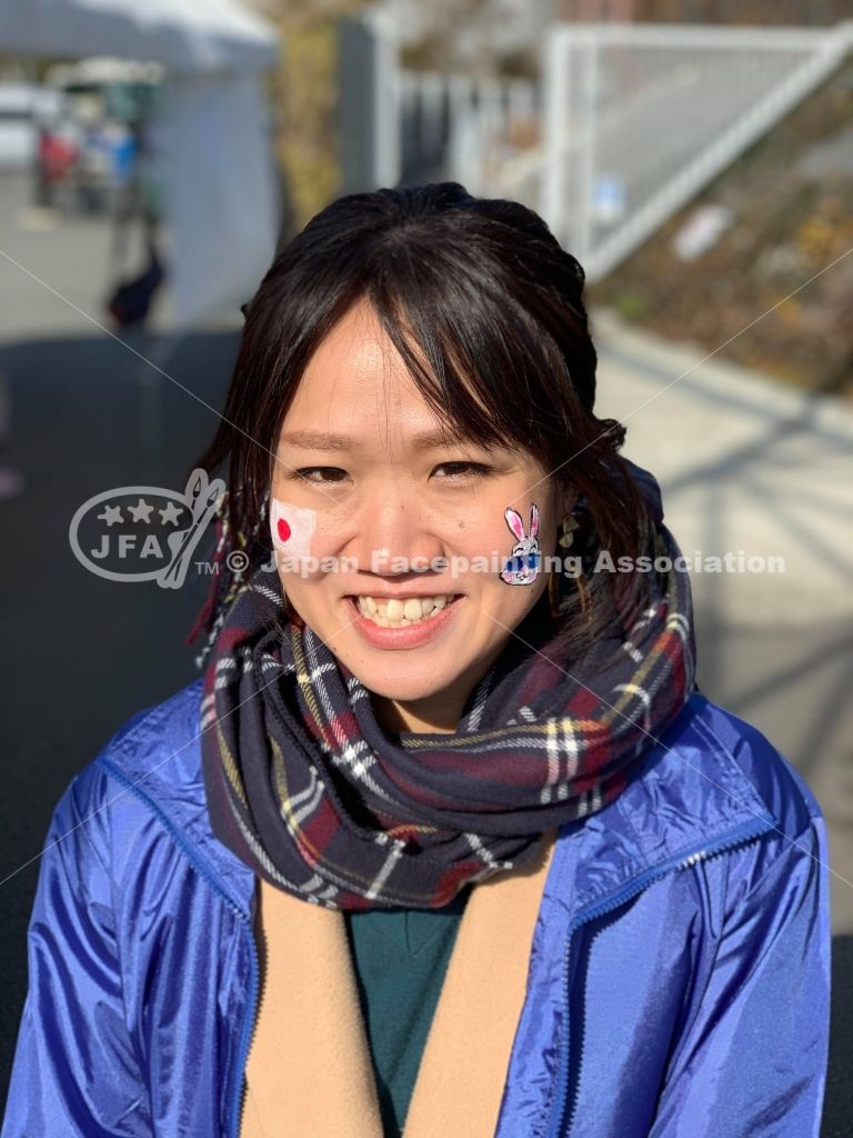 KPMGブラインドサッカー2019フェイスペインティング_イベント