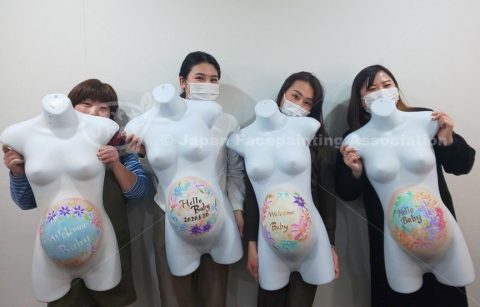 マタニティペイント資格認定講の画像
