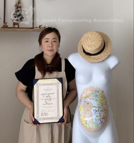 マタニティペイント資格認定講座オンラインの画像