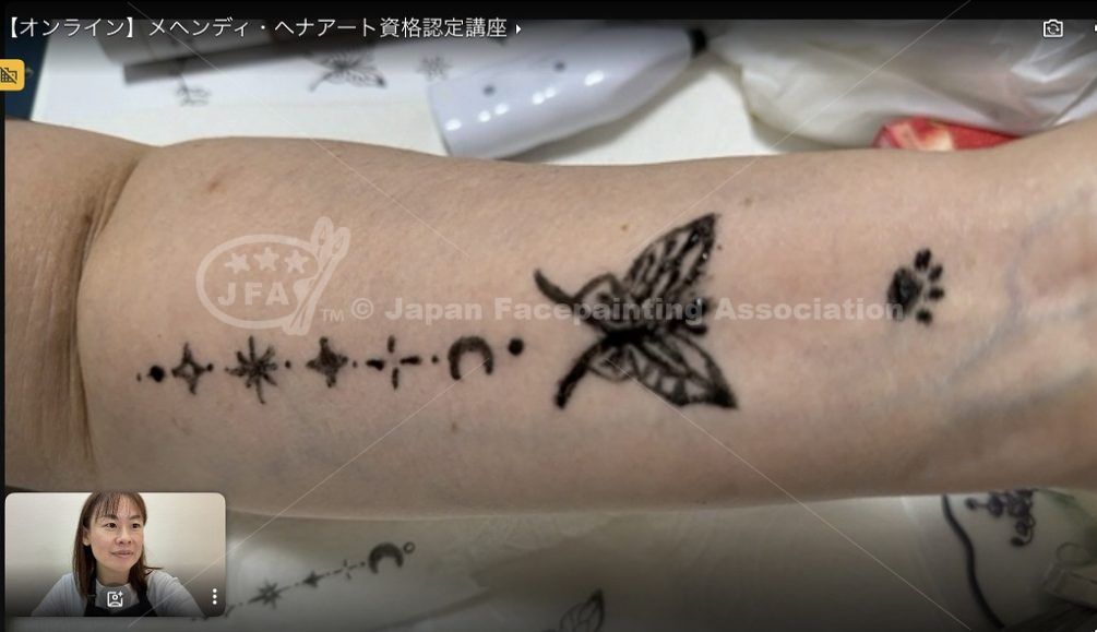 メヘンディ・ヘナアート資格認定講座_オンライン
