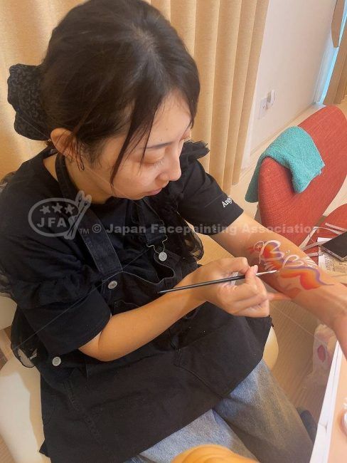 フェイス&ボディペインティング技能検定2級資格認定講座_出張