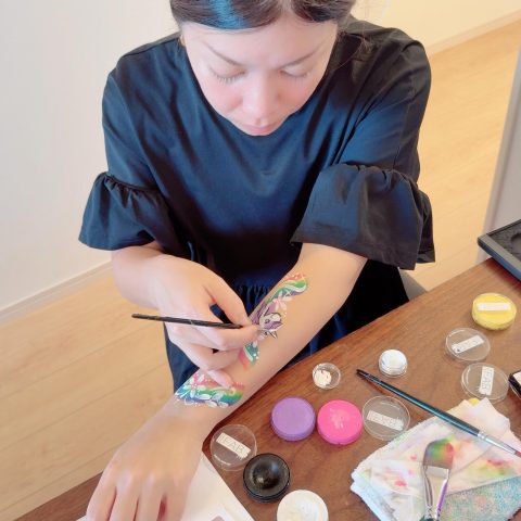 フェイス&ボディペインティング技能検定1級資格認定講座の画像