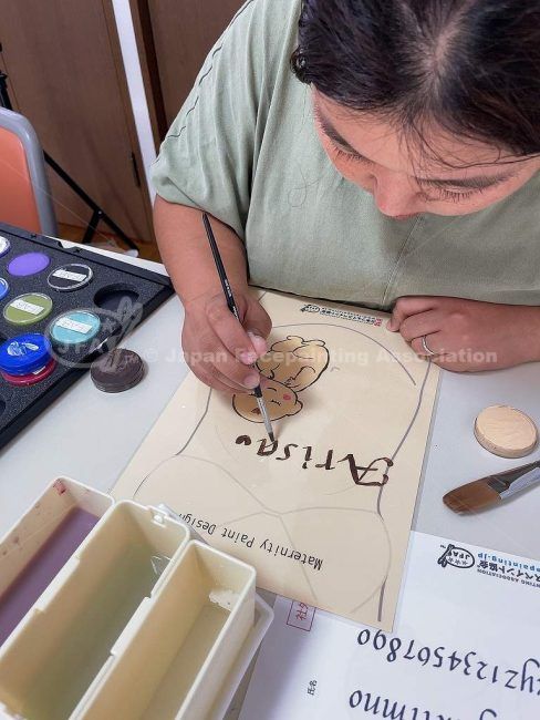 マタニティペイント資格認定講座_福岡