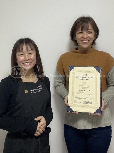 フェイス＆ボディペインティング技能検定2級資格認定講座_福岡