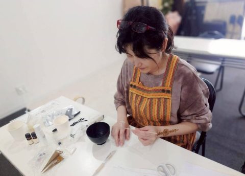 メヘンディ・ヘナアート資格認定講座の画像